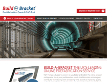 Tablet Screenshot of buildabracket.com